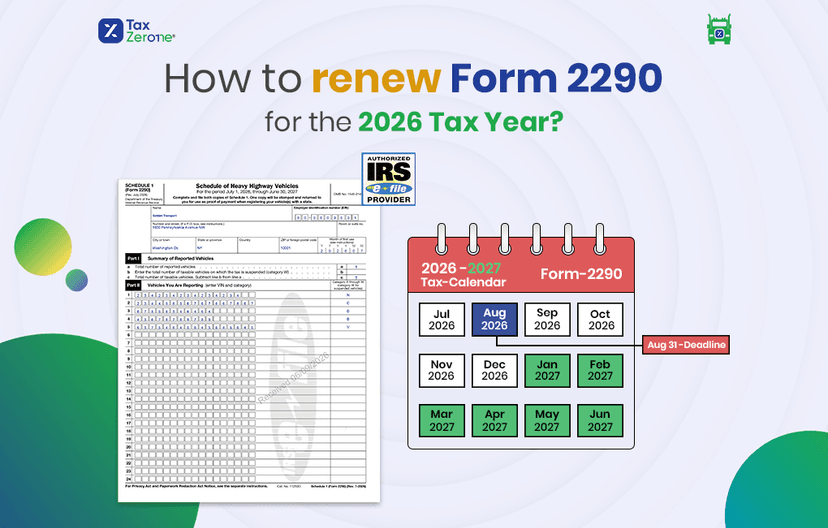 How to renew Form 2290 for the 2026 Tax Year?